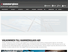 Tablet Screenshot of hammerglass.se